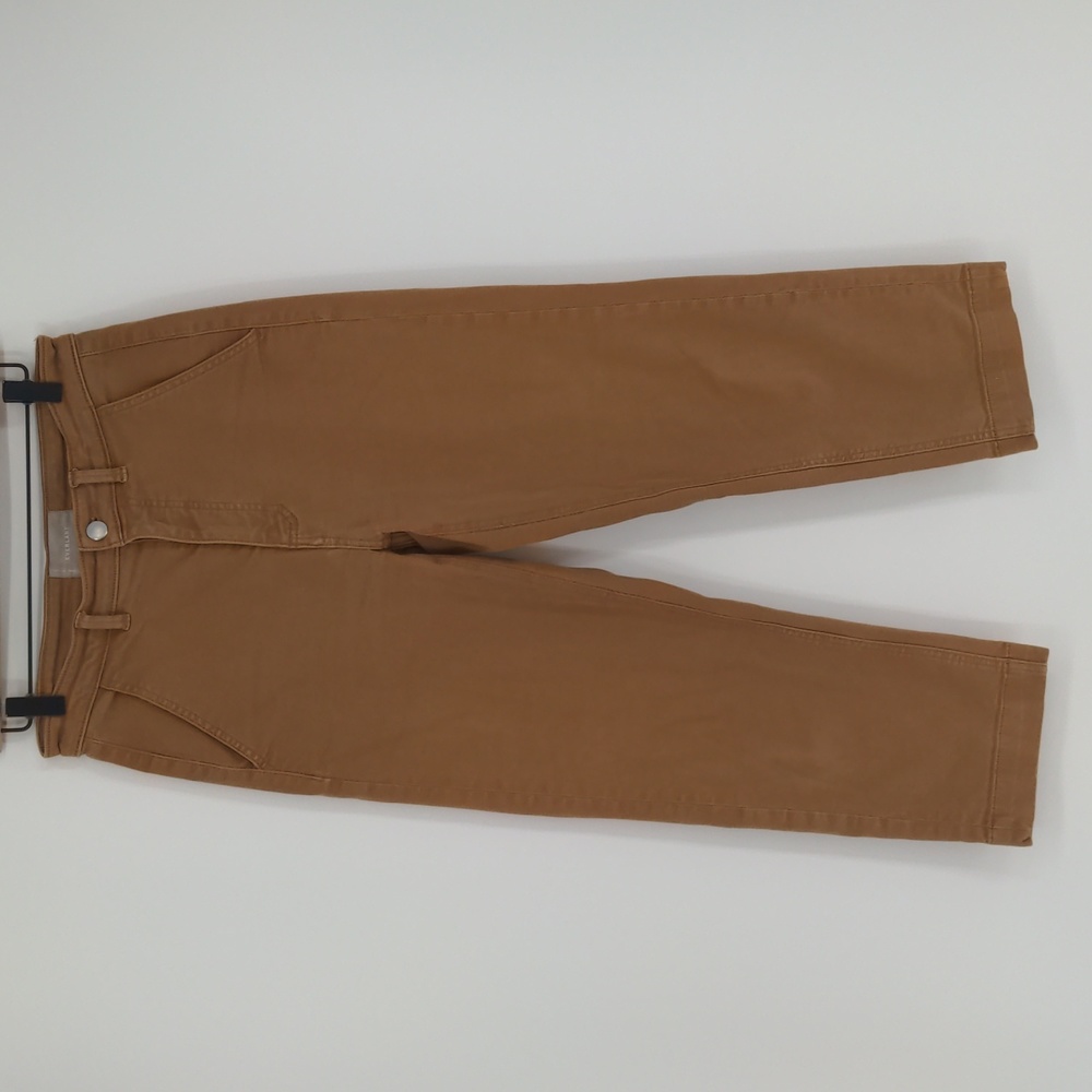 Everlane Women's The Straight-Leg Crop Pant Gold High Rise Size 6
